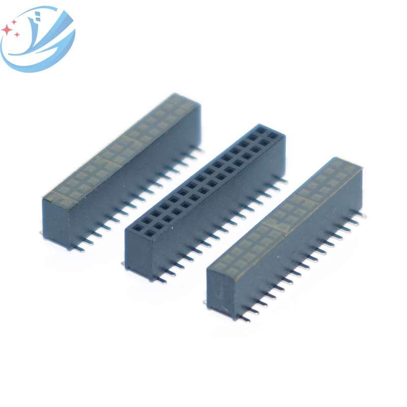 Connecteur d'embase femelle SMT à pas de 1,27
