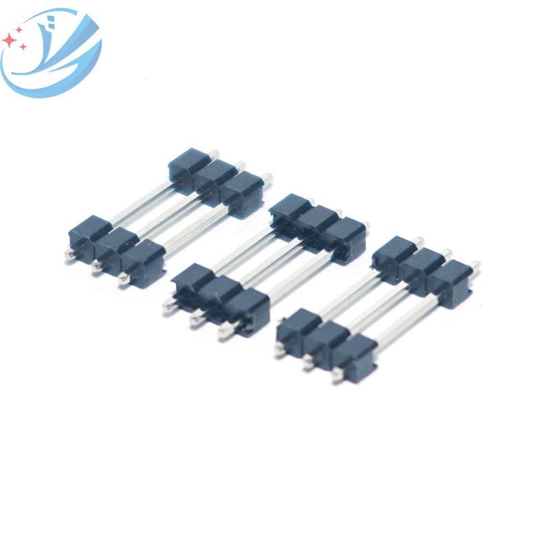 Connecteur mâle DIP d'en-tête de pas double plastique