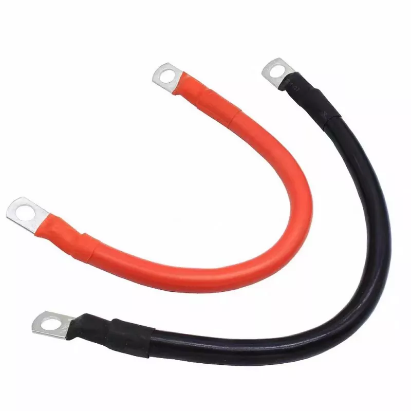 Câble en silicone ultra-doux 8AWG avec cosses en cuivre SC16-8 pour faisceau de câbles de batterie