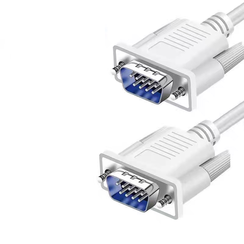 Câble de blindage du connecteur DB9 mâle à mâle