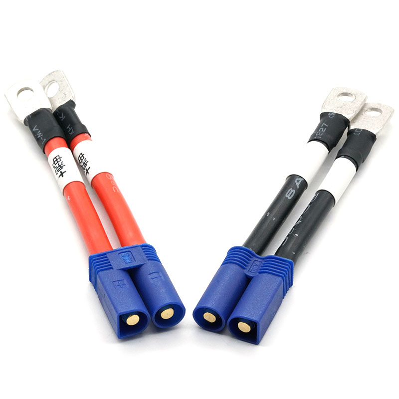 Câble de batterie en silicone à borne circulaire EC5 à 10-5