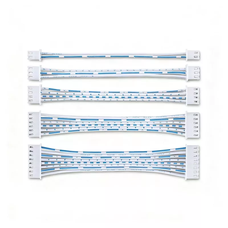 Câble plat bleu et blanc XH2.54 UL2468-24AWG